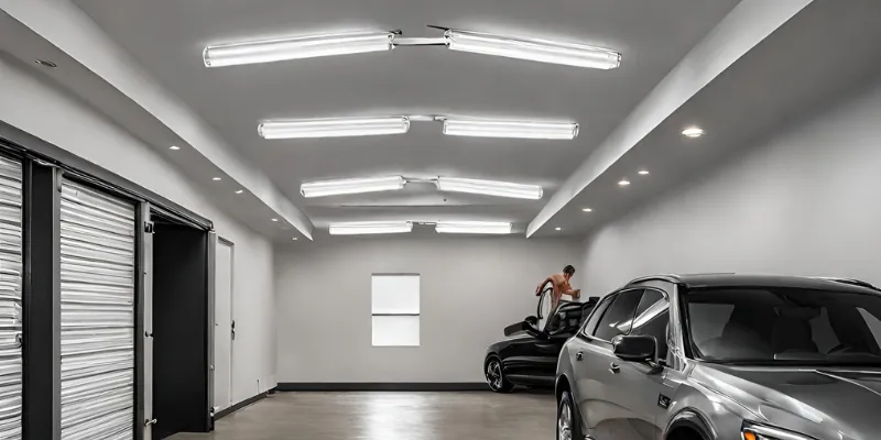 Above Garage Lighting Stylish Solutions